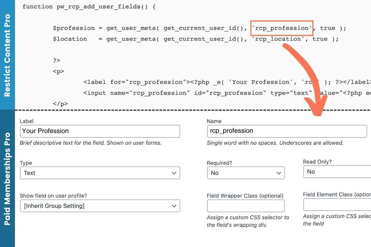 Migrate Restrict Content Pro fields to PMPro User Fields