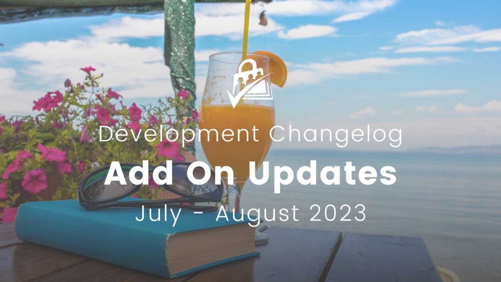 Banner Image for Add On Development Update Post for July and August 2023