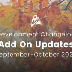 Banner image for Add On Updates for September - October