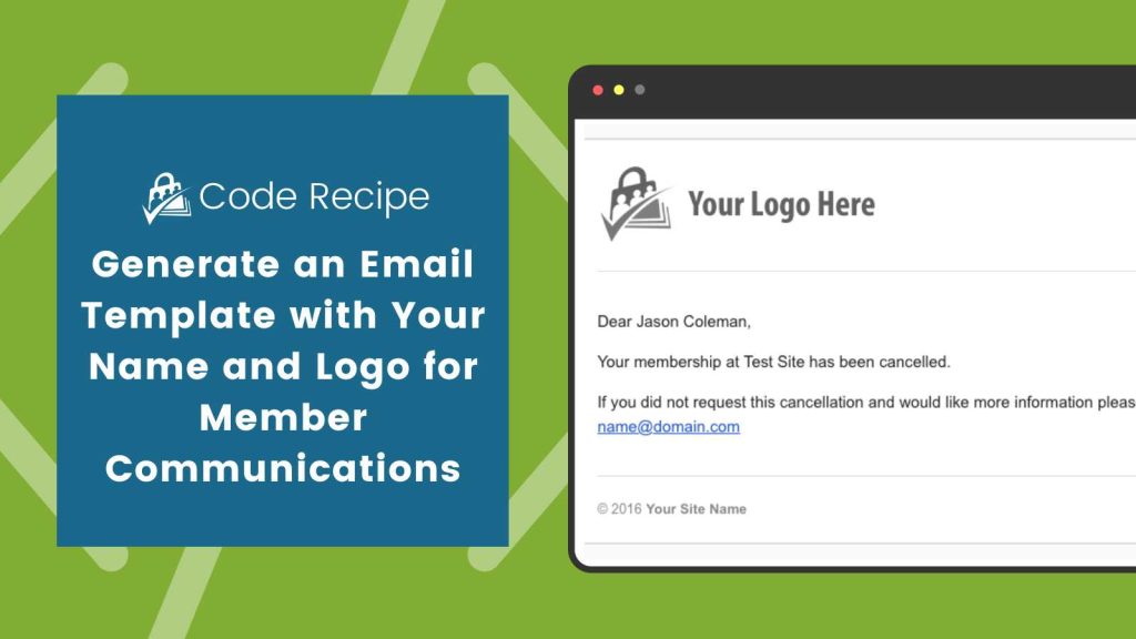 Banner image for Generate an Email Template with Your Name and Logo for Member Communications