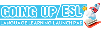 Going Up ESL Language Learning Launch Pad Logo