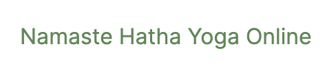 Namaste Hatha Yoga Online Logo