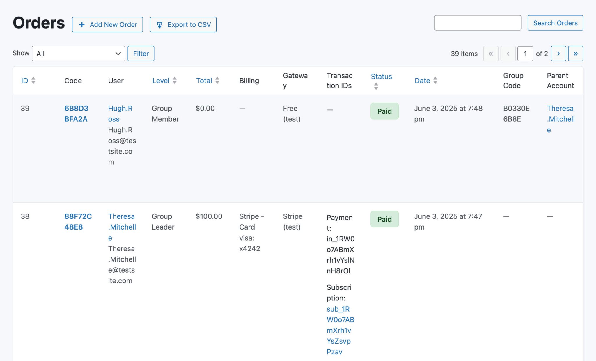 Group Accounts Add On Admin Management