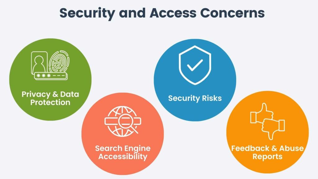 Infographic on Security and Access Concerns