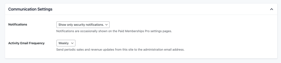 Advanced Settings with PMPro Documentation