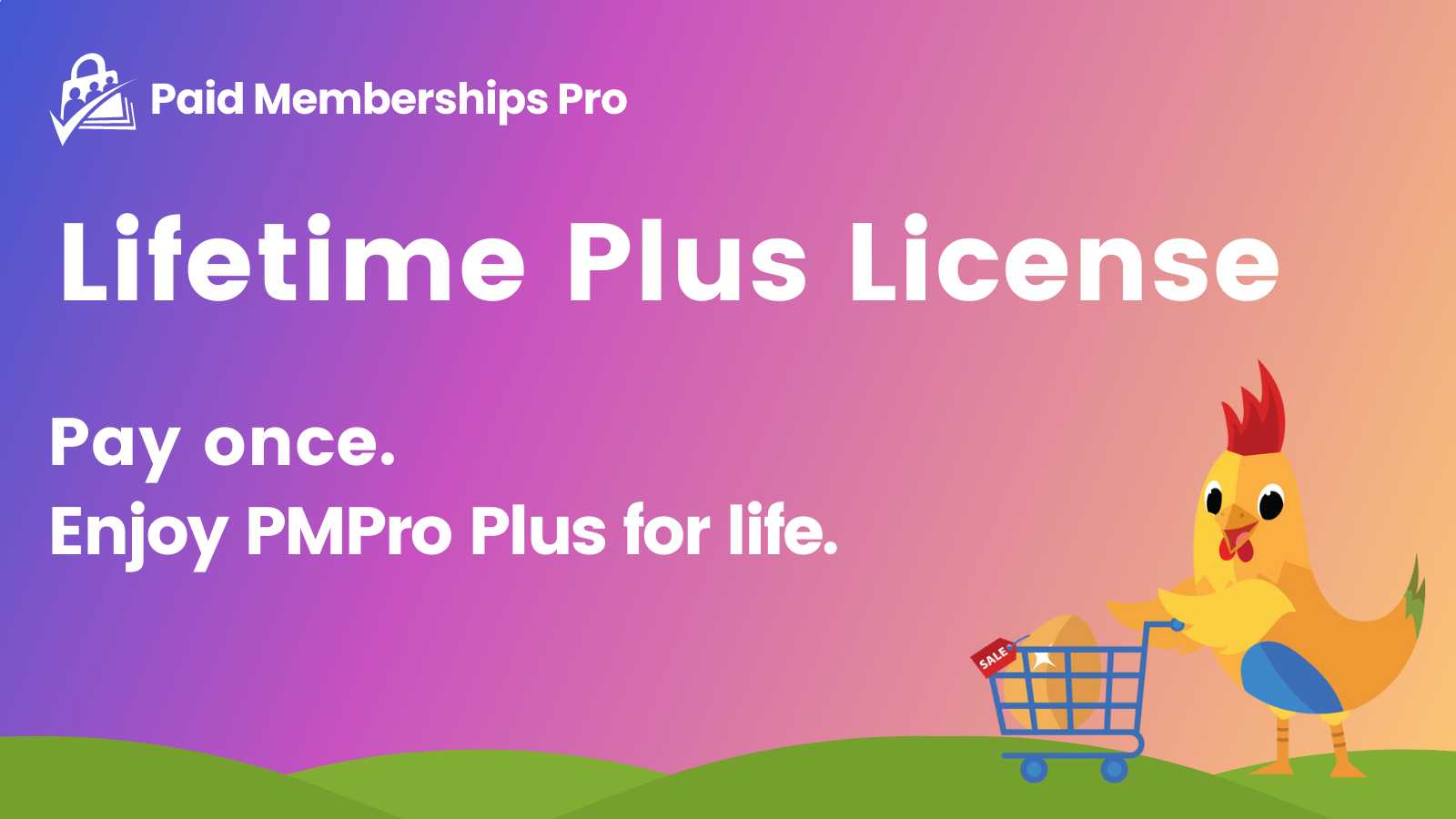 Lifetime Plus License for Paid Memberships Pro