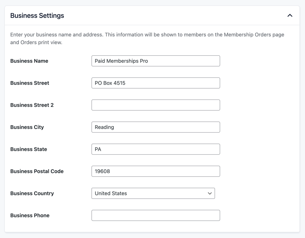 Advanced Settings with PMPro Documentation