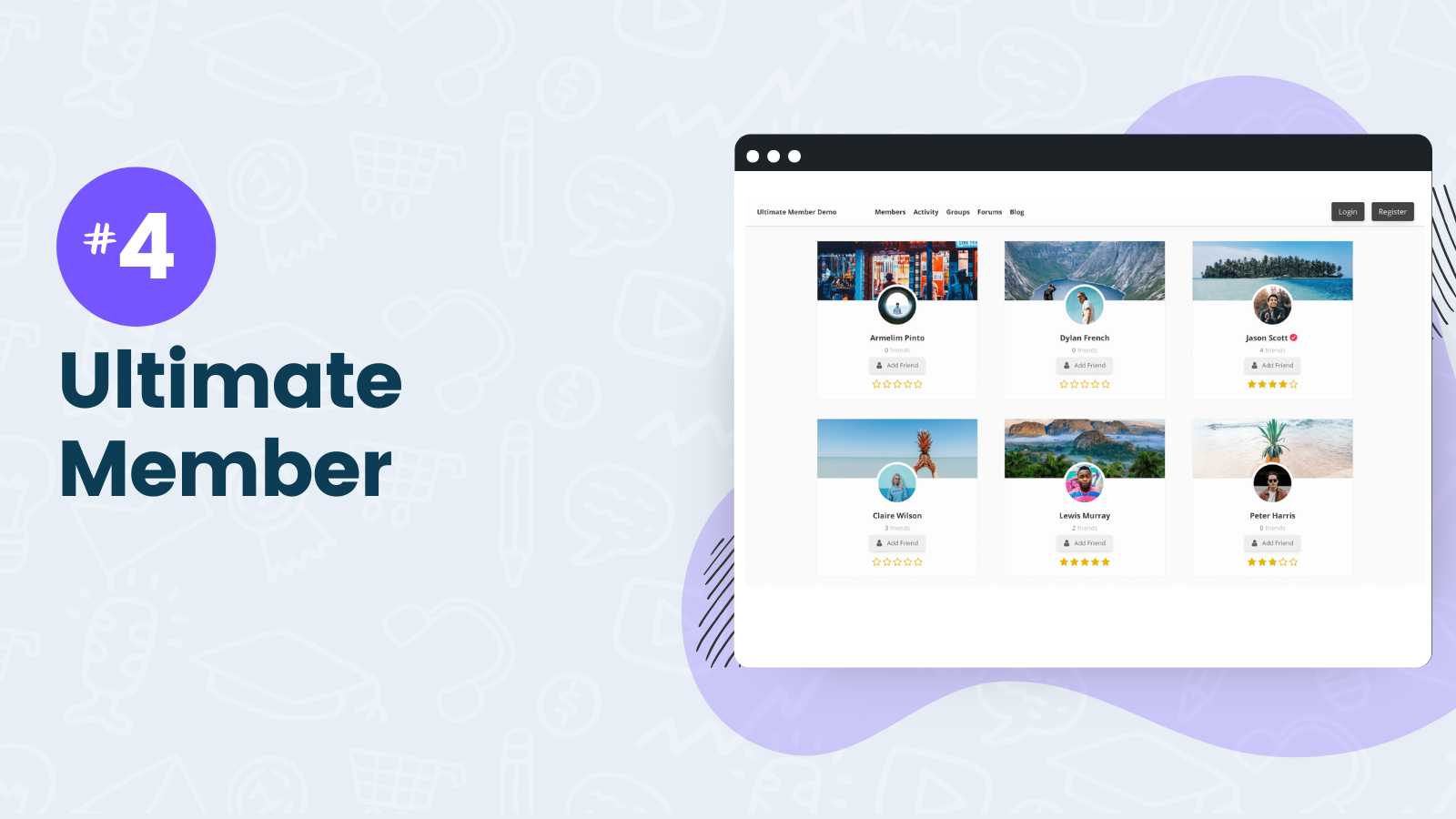 Screenshot of Ultimate Member Directory of Members