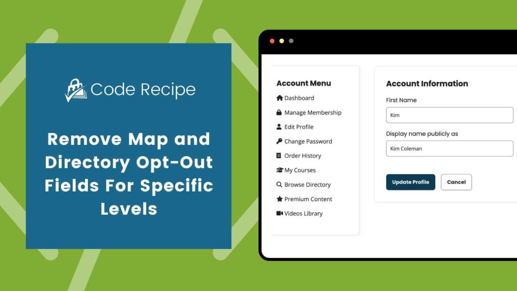 Featured image for Remove Map and Directory Opt-Out Fields code recipe post