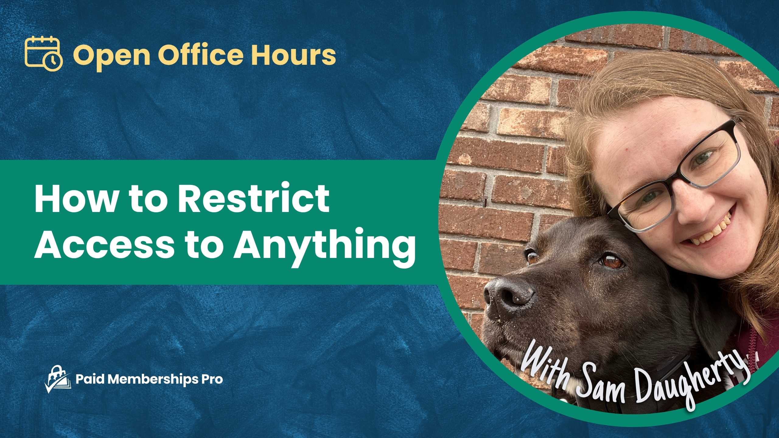 Thumbnail graphic for Open Office Hours: How to Restrict Access to Anything