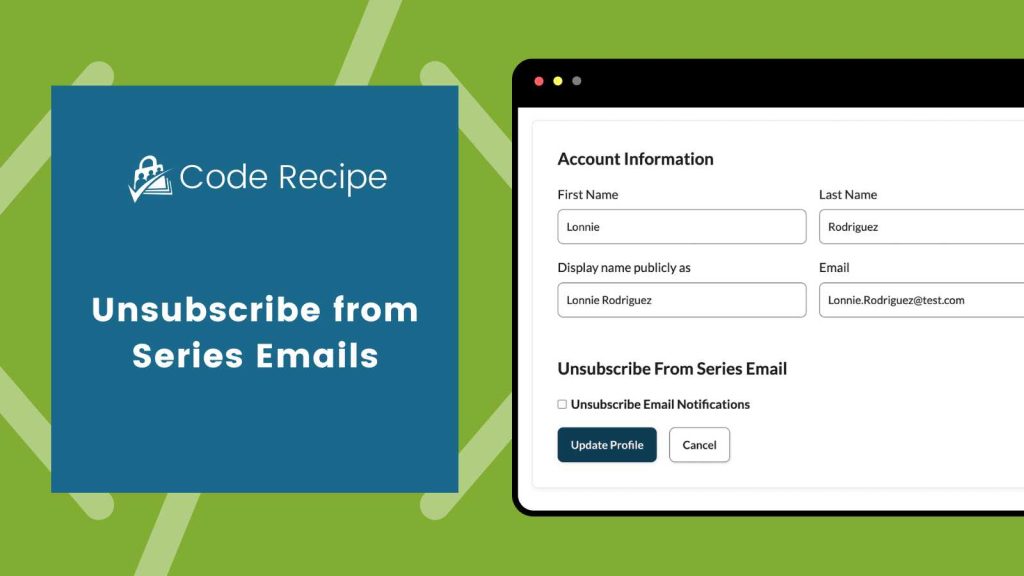 Featured image for Allow Member to Opt-Out of New Series Post Email Notifications