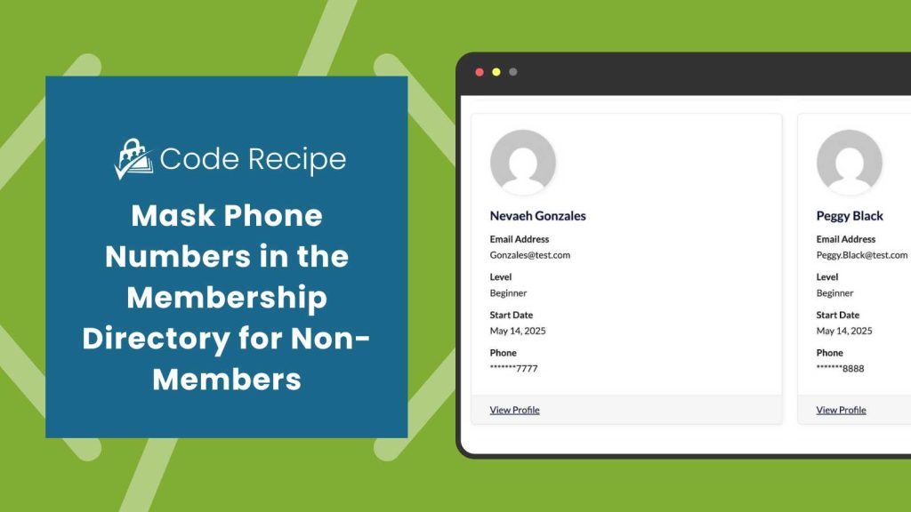 Featured Image for Mask custom fields for non-members in the Member Directory
