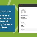 Featured Image for Mask custom fields for non-members in the Member Directory