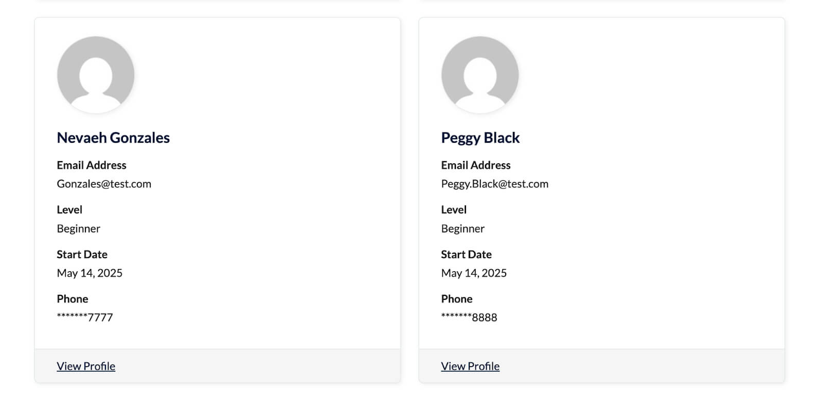 Masked Numbers On Website Example Mask custom fields for non-members