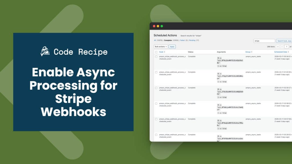 Featured image for How to Enable Async Processing for Stripe Webhooks