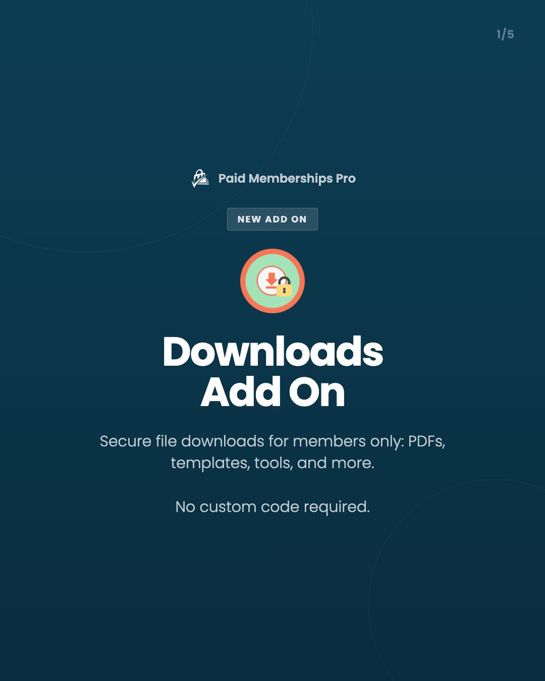 New Add On: PMPro Downloads Want to offer your members a PDF, template, or checklist they can actually download? Now you...