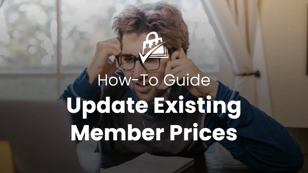 Man with glasses looking confused at laptop — blog post about why changing a membership level price doesn't update existing member subscriptions