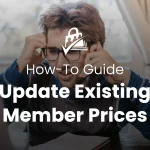 Man with glasses looking confused at laptop — blog post about why changing a membership level price doesn't update existing member subscriptions