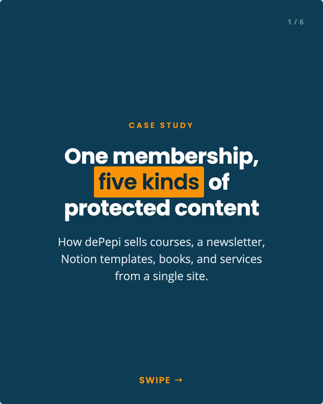 dePepi started as a personal blog about living in Japan. Today it sells courses, a newsletter, Notion templates, books...