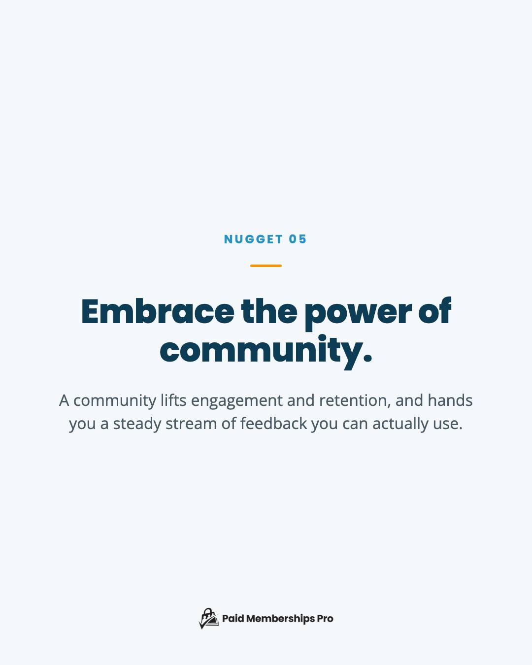 Embrace the power of community. An online community adds real value to your membership. It lifts engagement and keeps...