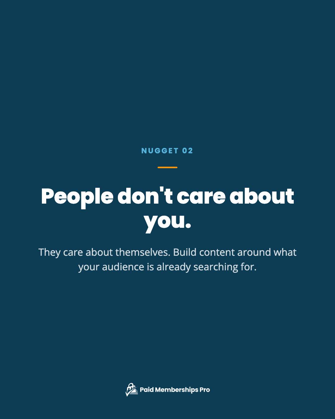 People don't care about you. You're an expert, and it's tempting to write everything you know. But before you do, take a...