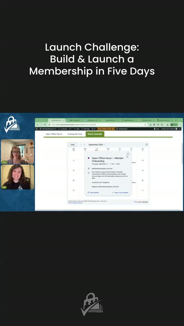 You have the content. You're just not sure how to turn it into a membership site. That's exactly who our five-day Launch...