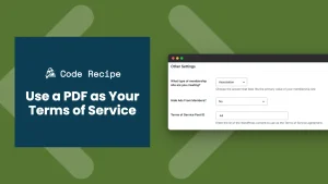 Use a Media File Like a PDF as Your Terms of Service