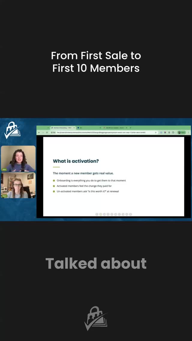 Activation is the moment a member has crossed enough bridges that they're unlikely to churn. What does that look like? →...